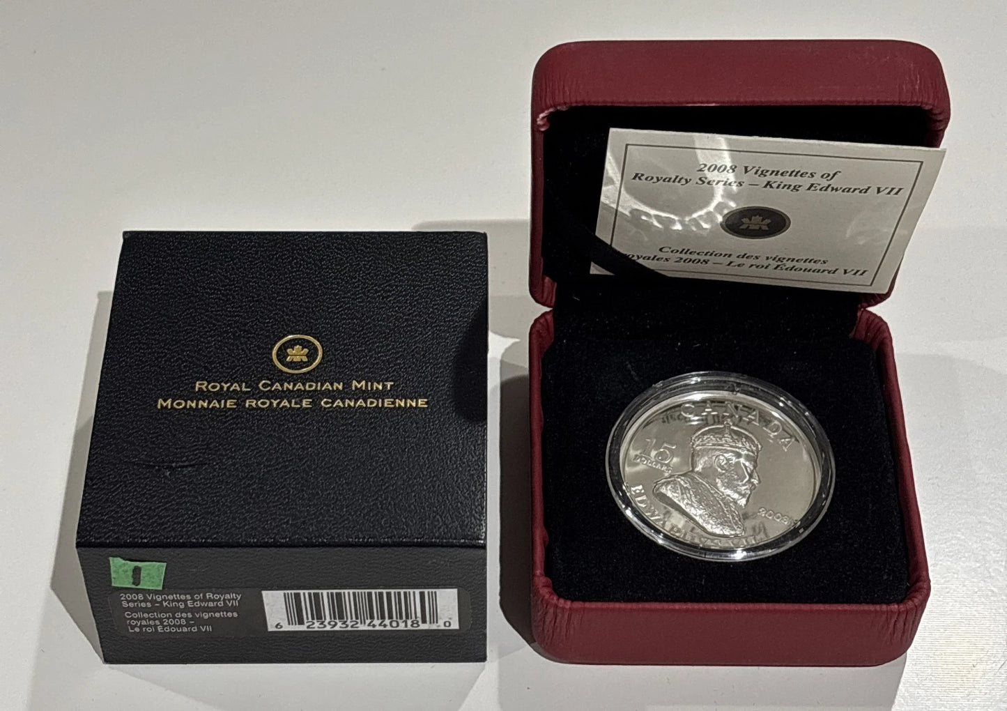 Canada RCM 2008 Vignettes Of Royalty Series - King Edward VII .9999 Silver