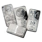 10oz .999 Fine Silver Bar – Assorted Mints Low Premium