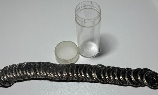 1966 Canada 5 Cent Nickel Roll of 40 Nickels Uncirculated Roll - cscoinsnbanknotes