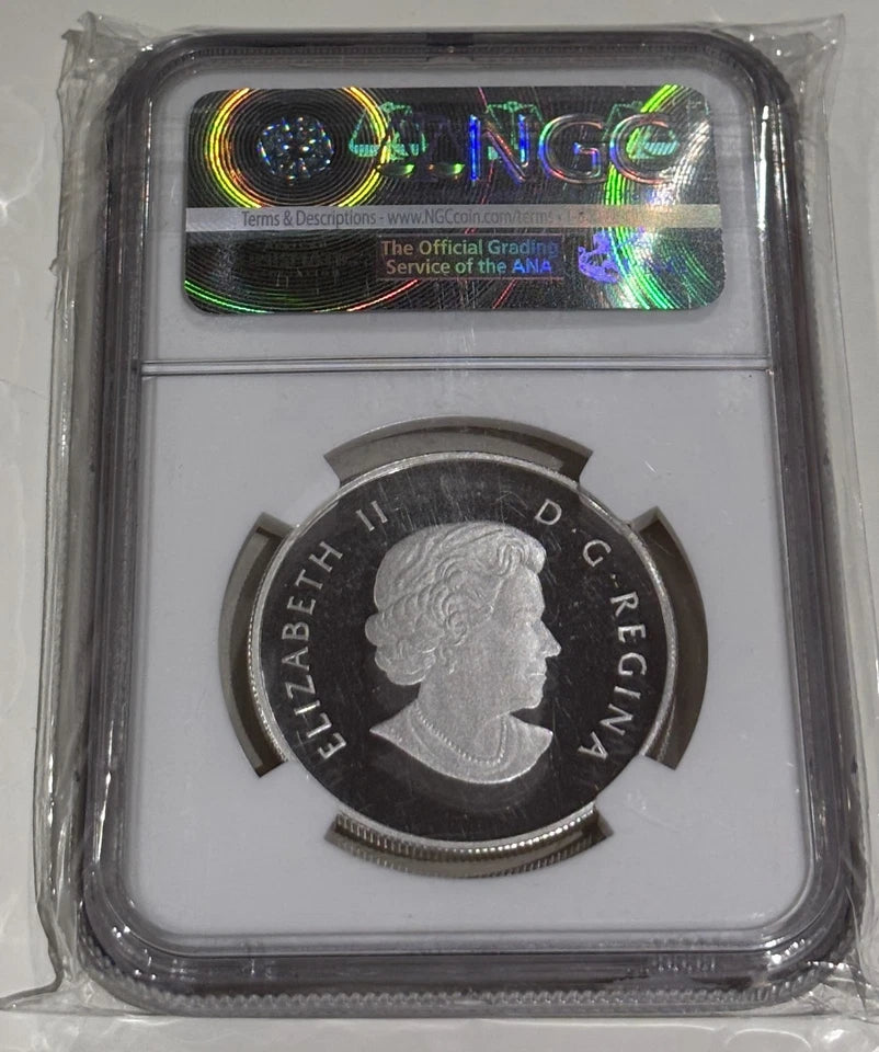 Canada Ducks Of Canada 2015 Cinnamon Teal Colourized NGC Graded PF-70 UC RCM