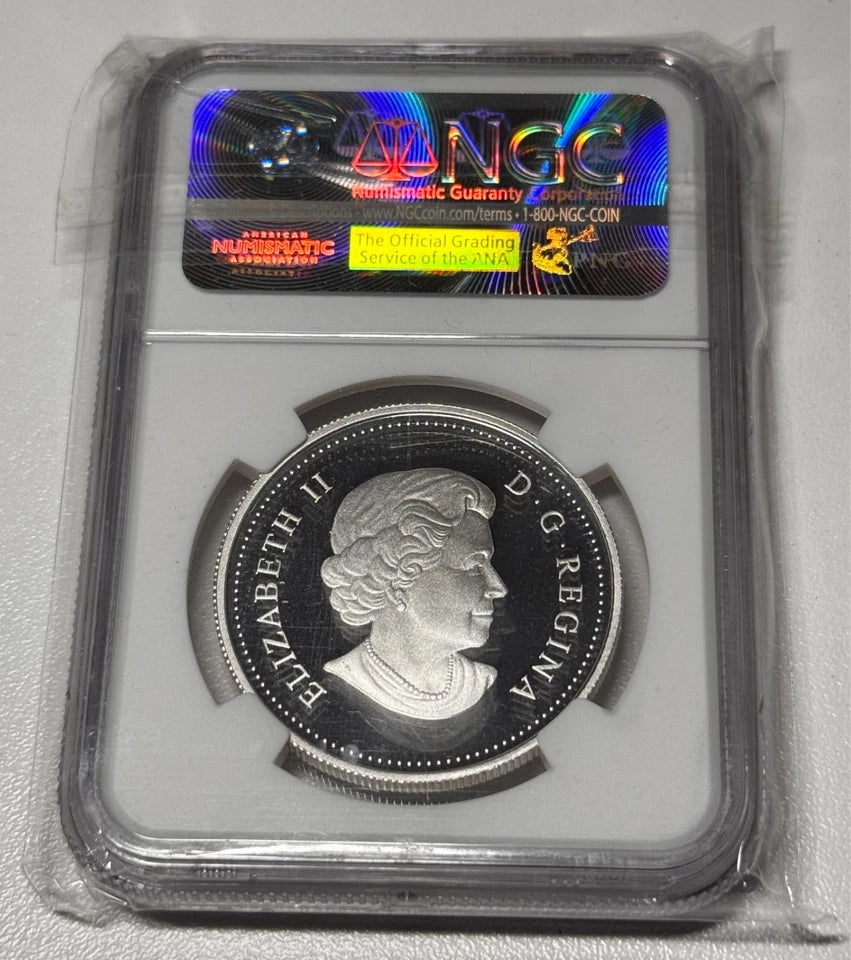 Canada 2015 Silver $1 50th Ann Of The Canadian Flag NGC PF 70 Ultra Cameo