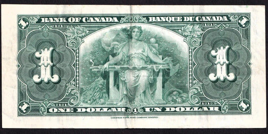 Canada 1937 $1 One Dollar Banknote Gordon - Towers BC-21c VF/EF Very Fine/Extra Fine - cscoinsnbanknotes