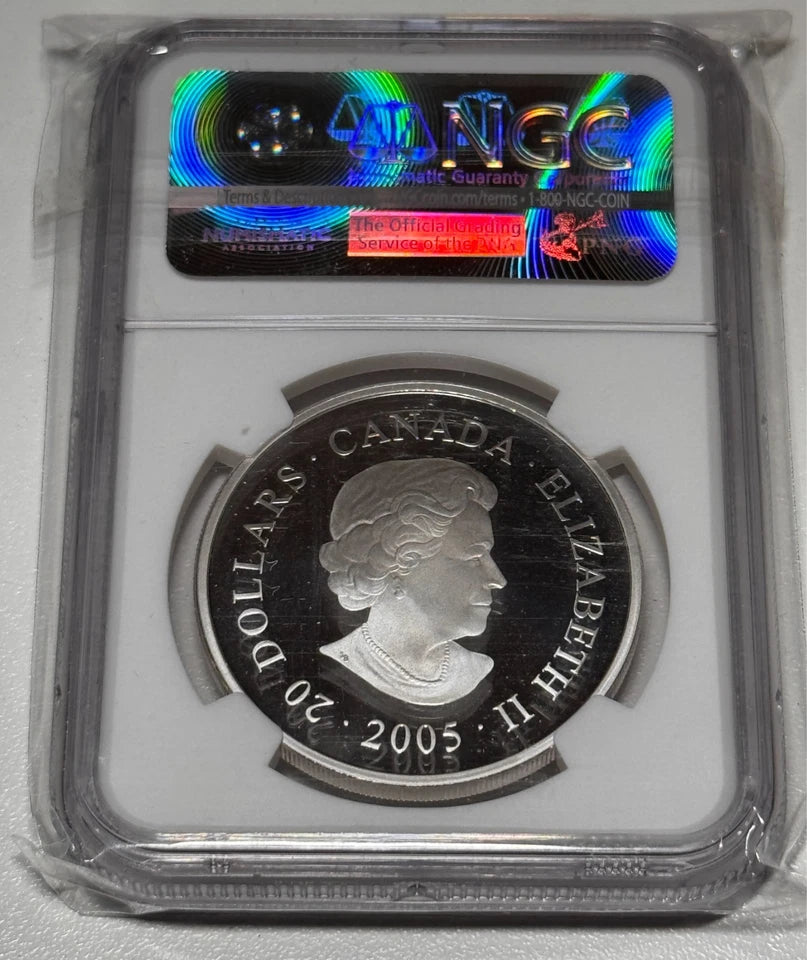 Canada 2008 $20 Minigan Archipelago 1oz Silver Coin NGC Certfied PF-70 Ultra Cam