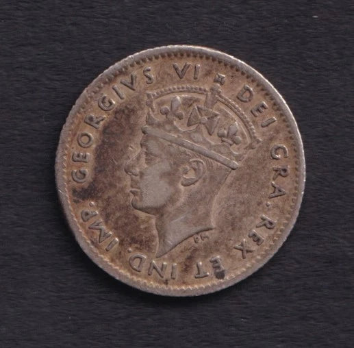 NFLD Newfoundland 1940 5c Five Cent Silver Coin King George VI .925 Silver #1 - cscoinsnbanknotes