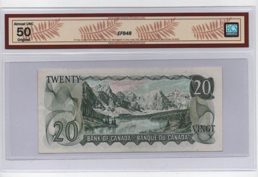 Canada 1969 $20 Twenty Dollar Replacement *EB Banknote BCS Certifed AU - 50 BC-50aA - cscoinsnbanknotes