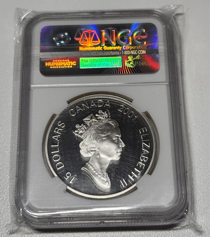 Canada 2011 Year Of The Snake Proof Silver Coin NGC Certfied PF-70 Ultra Cameo